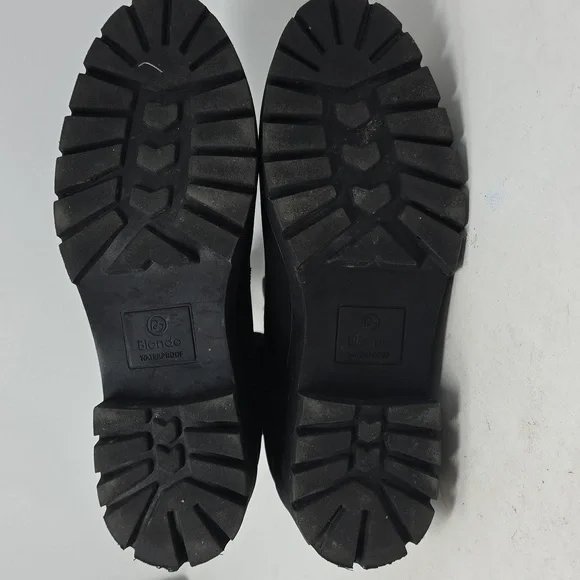 Blondo Demaria Black Ankle Boots with Chunky Heel Size 8 - Picture 4 of 6